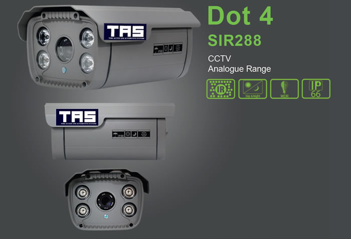 SIR288 CCTV Cameras Analogue DOT 4 Range - CCTV Analogue security and access control products